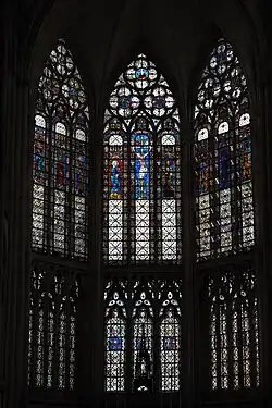 Stained glass of the choir