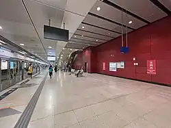 Platform 2 in June 2021