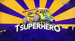 An image of a jeepney. The series title is displayed on the center of the image. The logo of GMA Network is displayed on the upper right side of the image.