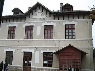 Tulucești train station