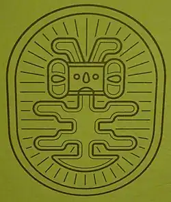 The Colombian beer brand Club Colombia uses a tunjo as symbol