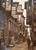 Wooden houses in Beyoğlu (Istanbul, Turkey, 1912)