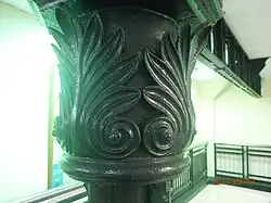 Iron Corinthian column at Tutuban Center Mall
