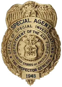 Office of Special Investigations special agent badge[2]