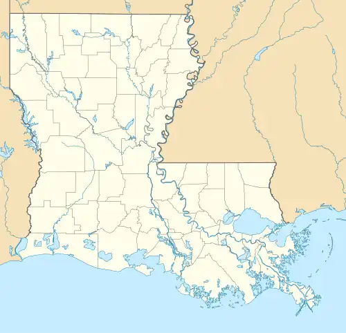 Sims site is located in Louisiana