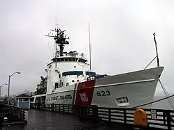 Steadfast pier-side at Astoria