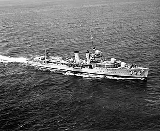 USS Monaghan (DD-354).