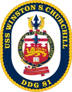DDG-81 USS Winston Churchill Coat of Arms
