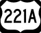 U.S. Highway 221A marker