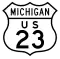 Business US Highway 23 marker