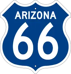 US 66 route marker