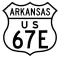U.S. Highway 67E marker