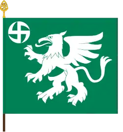 Flag of the Utti Jaeger Regiment of the Finnish Army