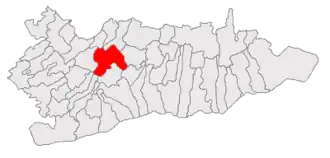 Location in Călărași County