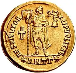 Solidus of Valens[b] of Valentinianic