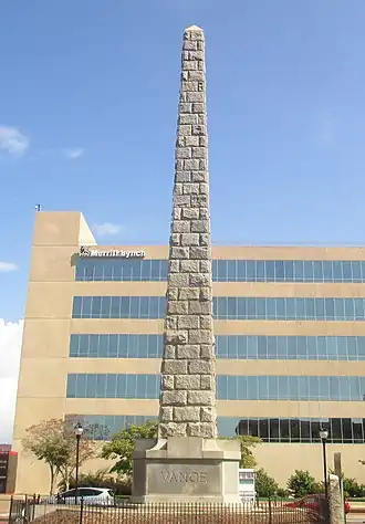 Photography of an obelisk in July 2012