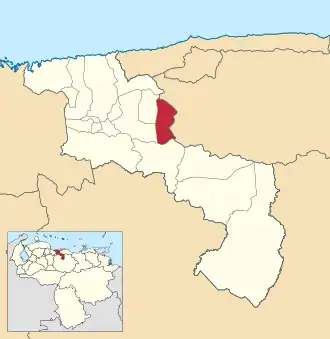 Location in Aragua