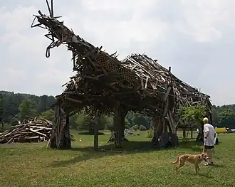 Image 8Vermontasaurus sculpture in Post Mills, in 2010 (from Vermont)