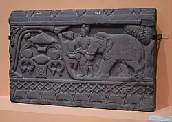Vessantara Jataka, Bharhut, Shunga period