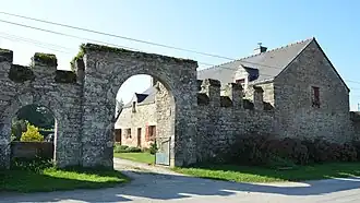 The entrance to the deanery
