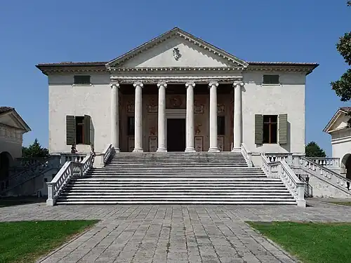 Clarity and harmony. Villa Badoer (1556–1563), an early use by Palladio of the elements of a Roman temple
