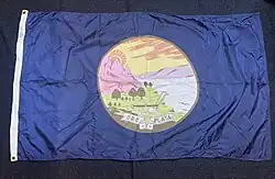 Former state flag in a 3:5 ratio