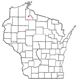 Location of Morse, Wisconsin