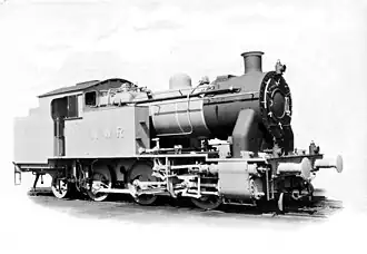 Vulcan Foundry works photo of NWR no. 301.