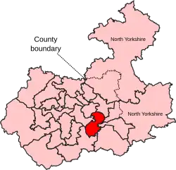 A large constituency in the south of the county.