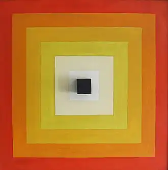 Tablica z kwadratami I, 1969