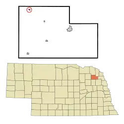 Location of Sholes, Nebraska