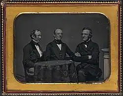 Wendell Phillips, William Lloyd Garrison and George Thompson, 1851. Print Department Collection, Boston Public Library