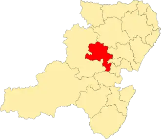 Location of the ward