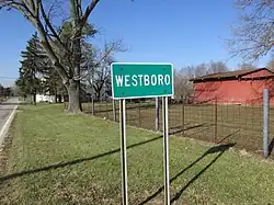 Westboro community sign