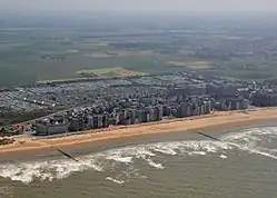 Aerial view of Westende
