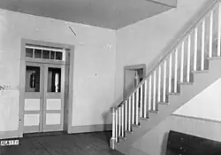 Staircase in the first floor hallway