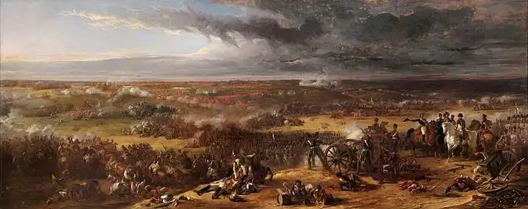 The Battle of Waterloo by William Allan