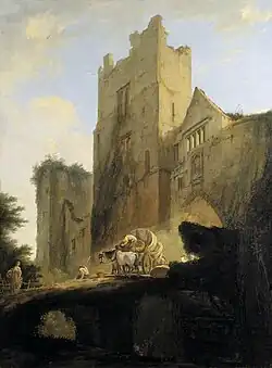 Ludlow Castle by William Hodges
