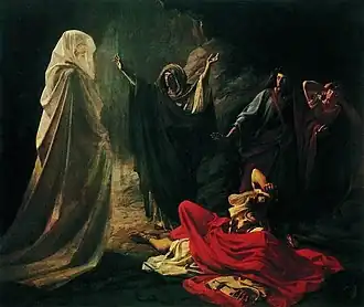 The Witch of Endor Invoking the Spirit of the Prophet Samuel, 1857
