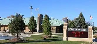 Wixom City Offices along Pontiac Trail