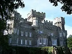 Image 50Wray Castle – built by a Liverpool doctor who had married a rich wife. Constructed in 1840 at the head of Windermere. Associated with two key players of the National Trust : Canon Rawnsley and Beatrix Potter (from History of Cumbria)