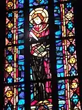 Stained glass blessed Wincenty Kadłubek