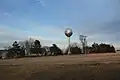 Housing and the water tower for Wyocena