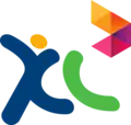 Previous XL logo used from 25 June 2004 until 28 October 2014. This version had the logo italized in September 2006 and an Axiata tag was added on to the logo on 8 June 2009.