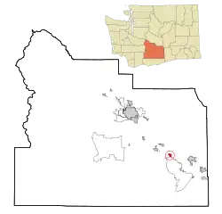 Location of Granger in Washington