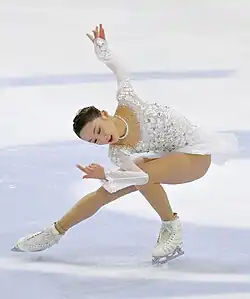 Kim Ye-lim at the 2019 Lombardia Trophy
