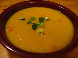 Yellow split pea soup
