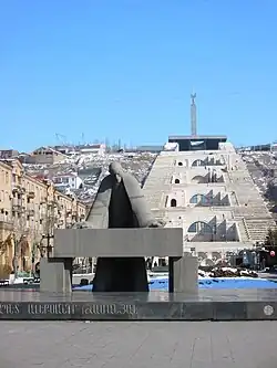 Yerevan Cascade steps (572 steps[56]) in Yerevan, Armenia