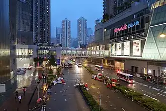 Yeung Uk Road after police clearance.