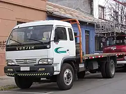2008 Yuejin NJ-1063 flatbed in Chile